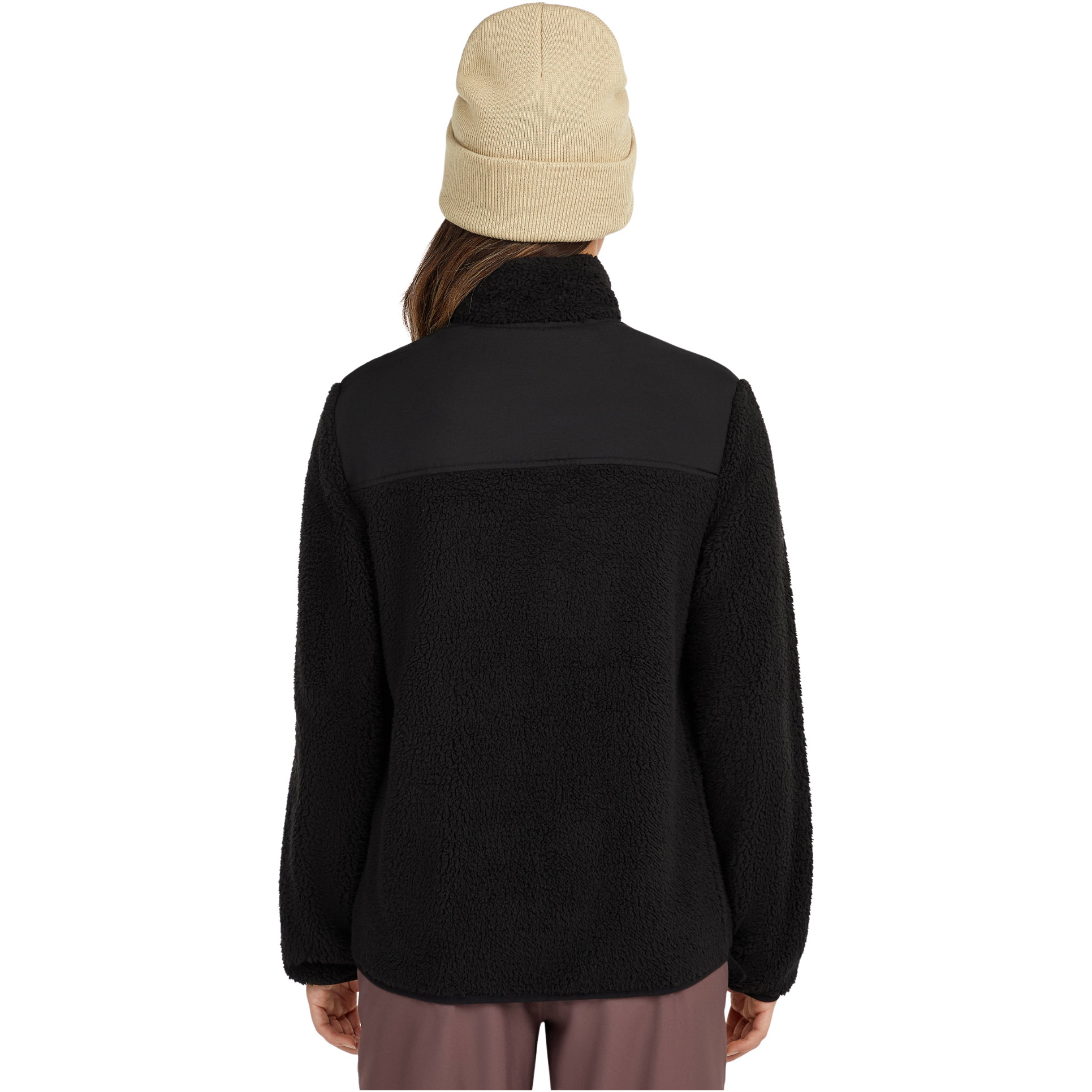 2026 O'Neill Mujer Fwc'Cruz Fuzzy Full Zip Hyperfleece 1350107 - Black Out